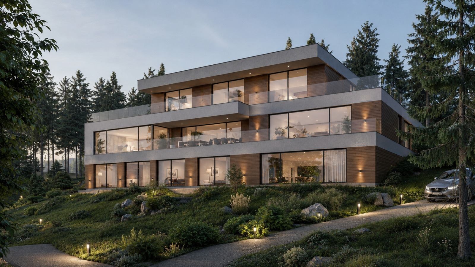 MX-001 – Villa mit Bergpanorama, Einfamilienhaus
