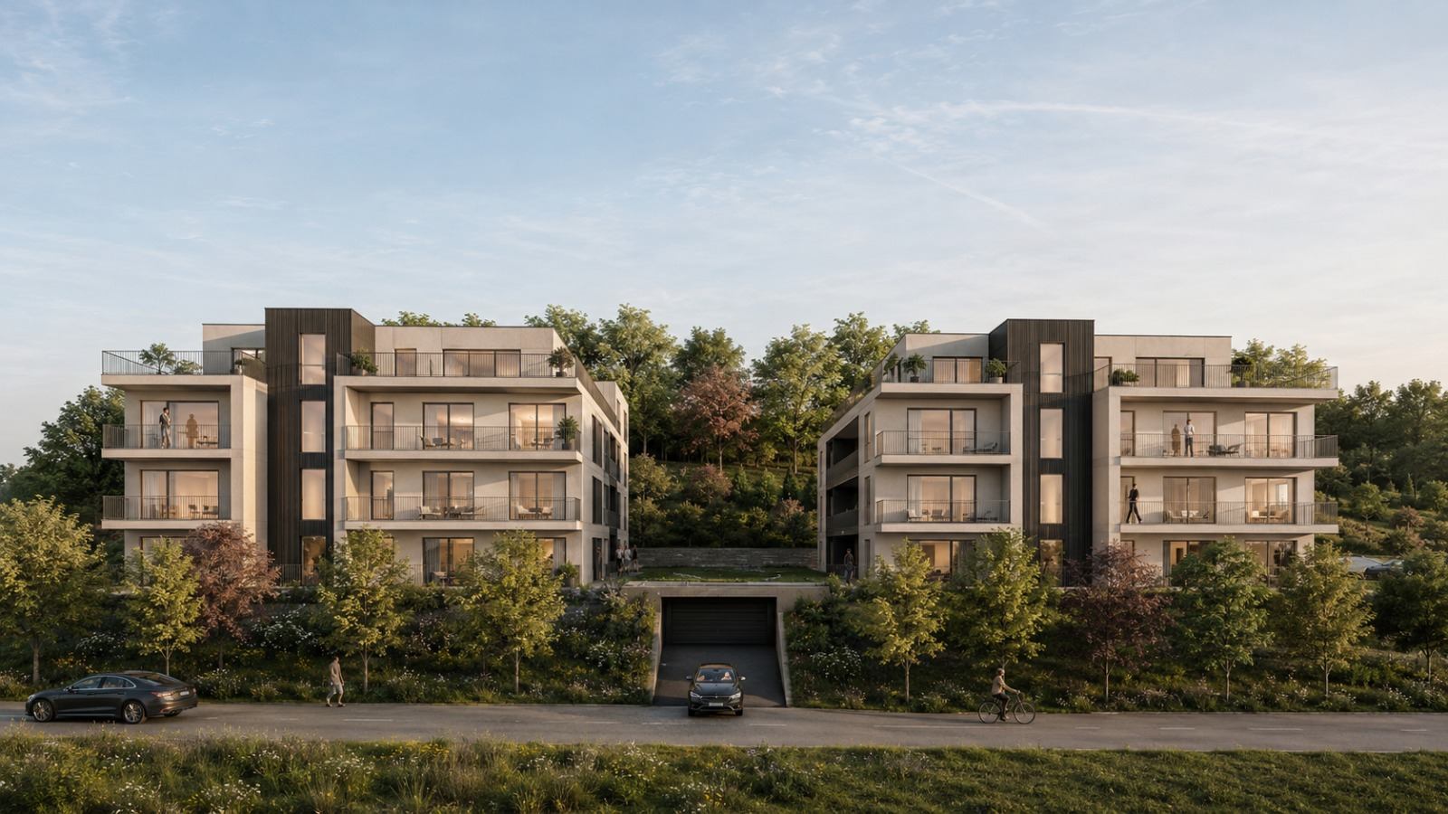 MX-002 – Moderne Wohnanlage mit 26 Wohnungen, Mehrfamilienhaus